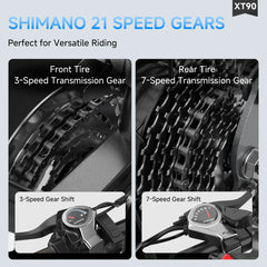 Aairsk XT90 Full Suspension Electric Bike for Adults