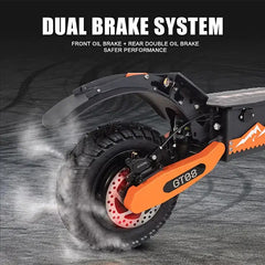 Arwibon GT08 Off Road Electric Scooter – 5600W Dual Motor Power