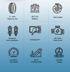 Arwibon GT06 Scooter – Foldable Electric Scooter for Adults | 30 MPH Long-Range E Scooter