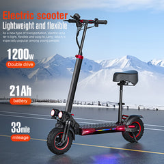 Freeboy J11 MAX Affordable 1200W Torque Foldable Scooter for Adults