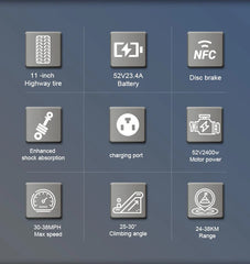 Arwibon GT06 Plus Foldable Electric Scooter for Commuting & Off-Road