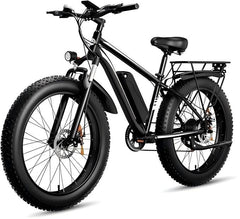 EB26 1000W Off-Road E-Bike with 60-Mile Range & 28 MPH Speed