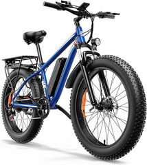 EB26 1000W Off-Road E-Bike with 60-Mile Range & 28 MPH Speed