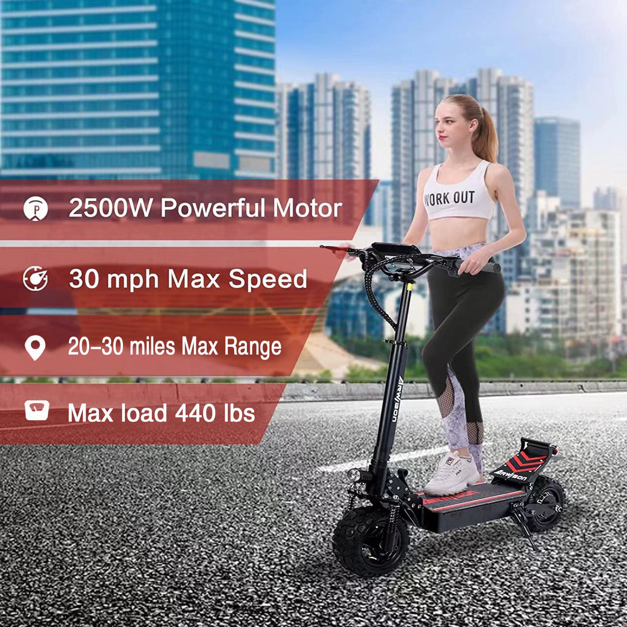 Arwibon Q30 Cheap Adult Electric Scooter