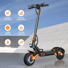 J26 Electric Scooter for Adults Dual Drive 3200W Motors Folding E-Scooter