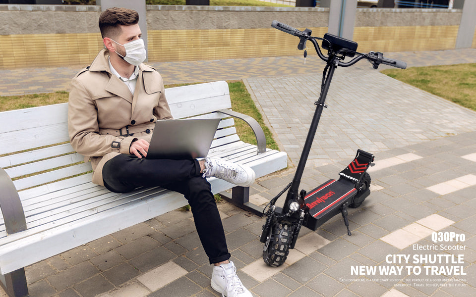 Arwibon Q30 Electric Scooter for Adults - 2500W Motor, 48V/16AH, 440 Lbs