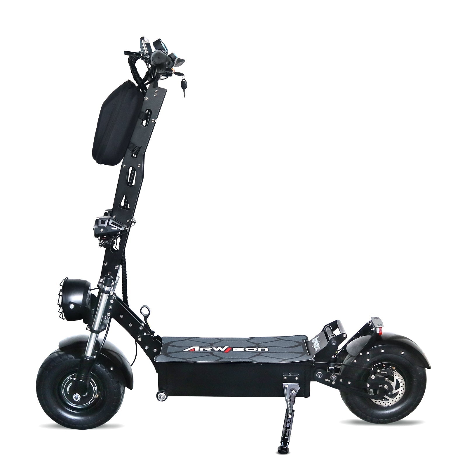 Arwibon Q13Pro Electric Scooter Adults--7000W 50 MPH 60V50AH Dual Drive 30-40 Miles Range 13" Large Tires with Dual 2 Chargers Foldable Commuter Scooter Double Brake