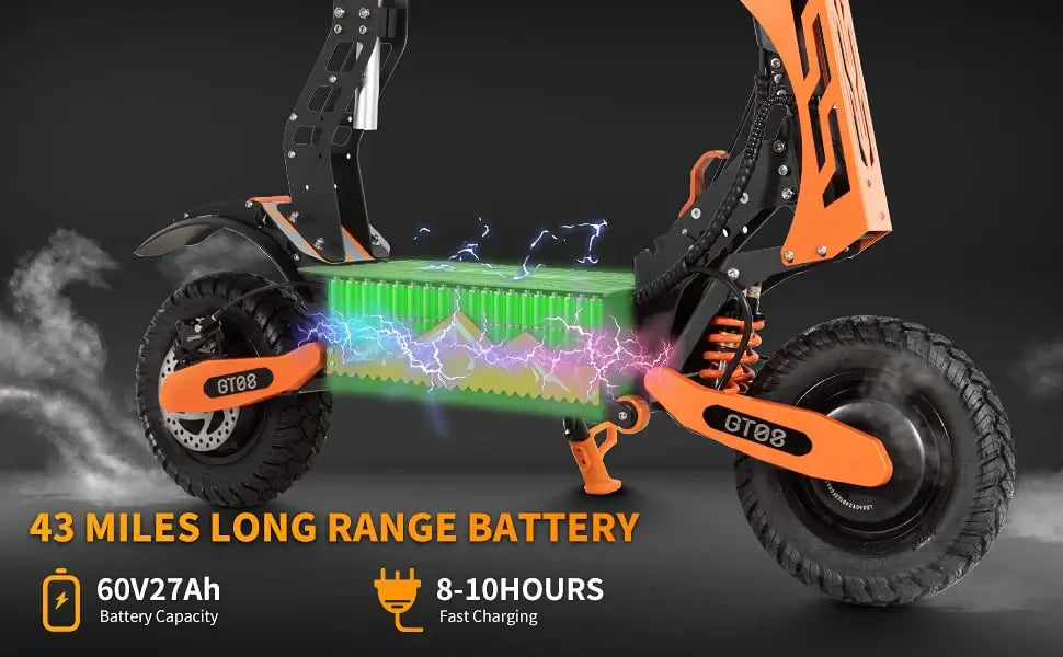 Arwibon GT08 Ultimate Off Road Electric Scooter Performance