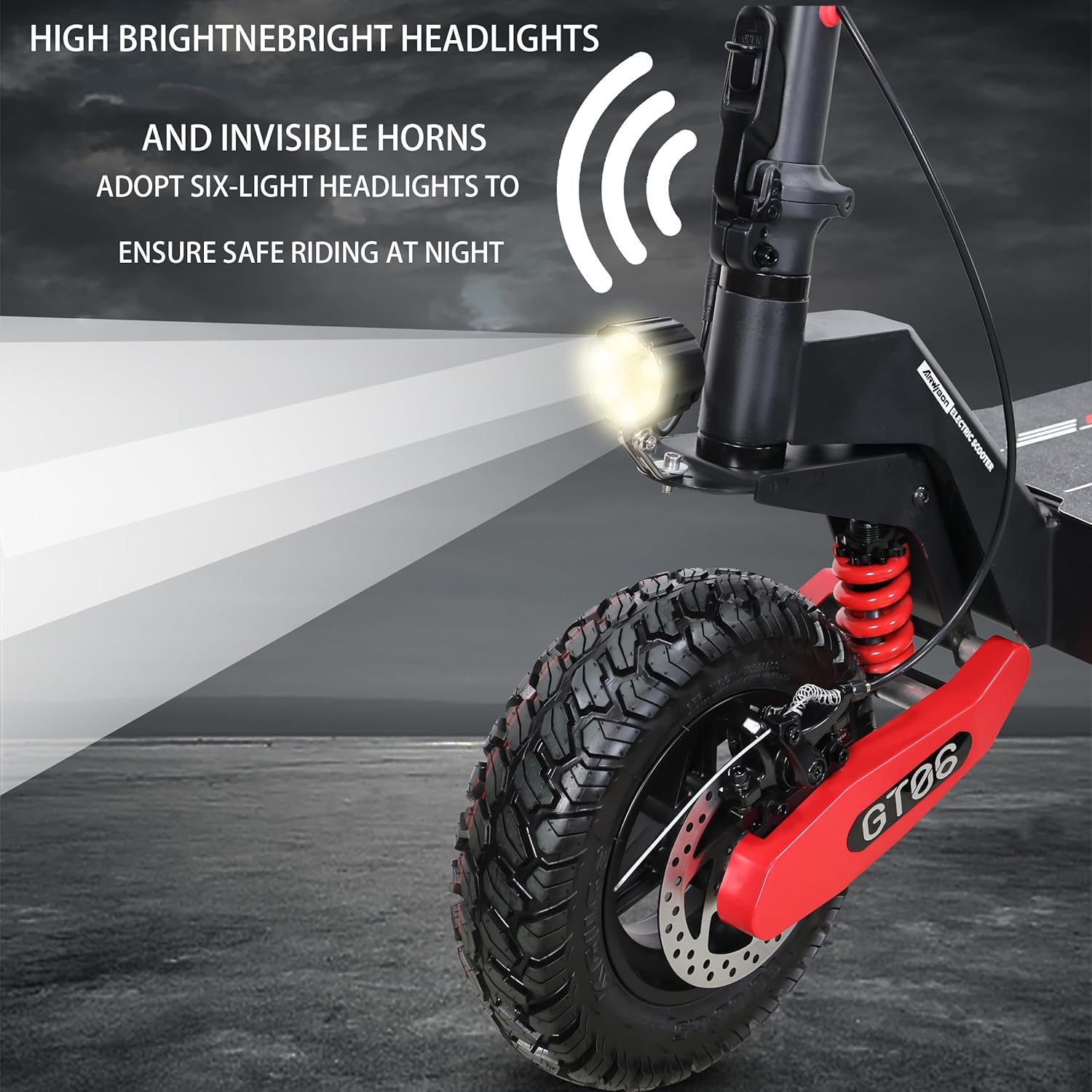 Arwibon GT06 Plus Foldable Electric Scooter for Adults