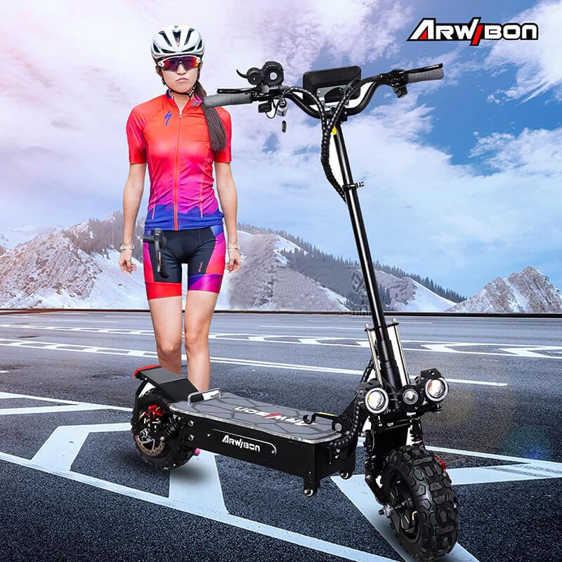 Arwibon Q06PRO Off Road Electric Scooter for Adults| 60MPH & Heavy-Duty Performance - Electric Scooter 