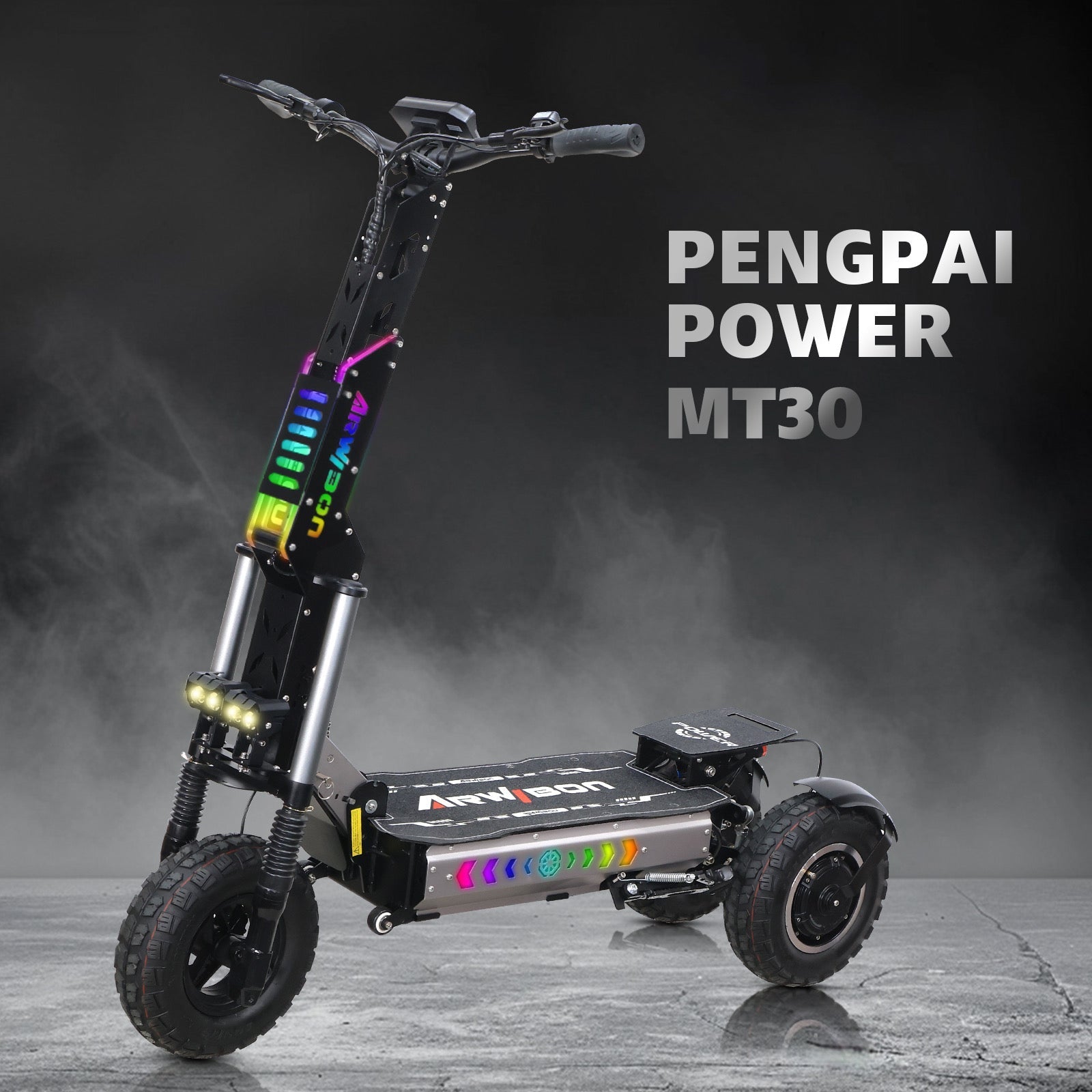Arwibon MT30 Heavy Duty Foldable Electric Scooter for Adults